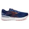 BROOKS Men's Glycerin GTS 20 Running Shoe - Blue Depths/Palace Blue/Orange - Wide (2E) -Optimal Sportswear Store 110383 444 L Glycerin GTS 20