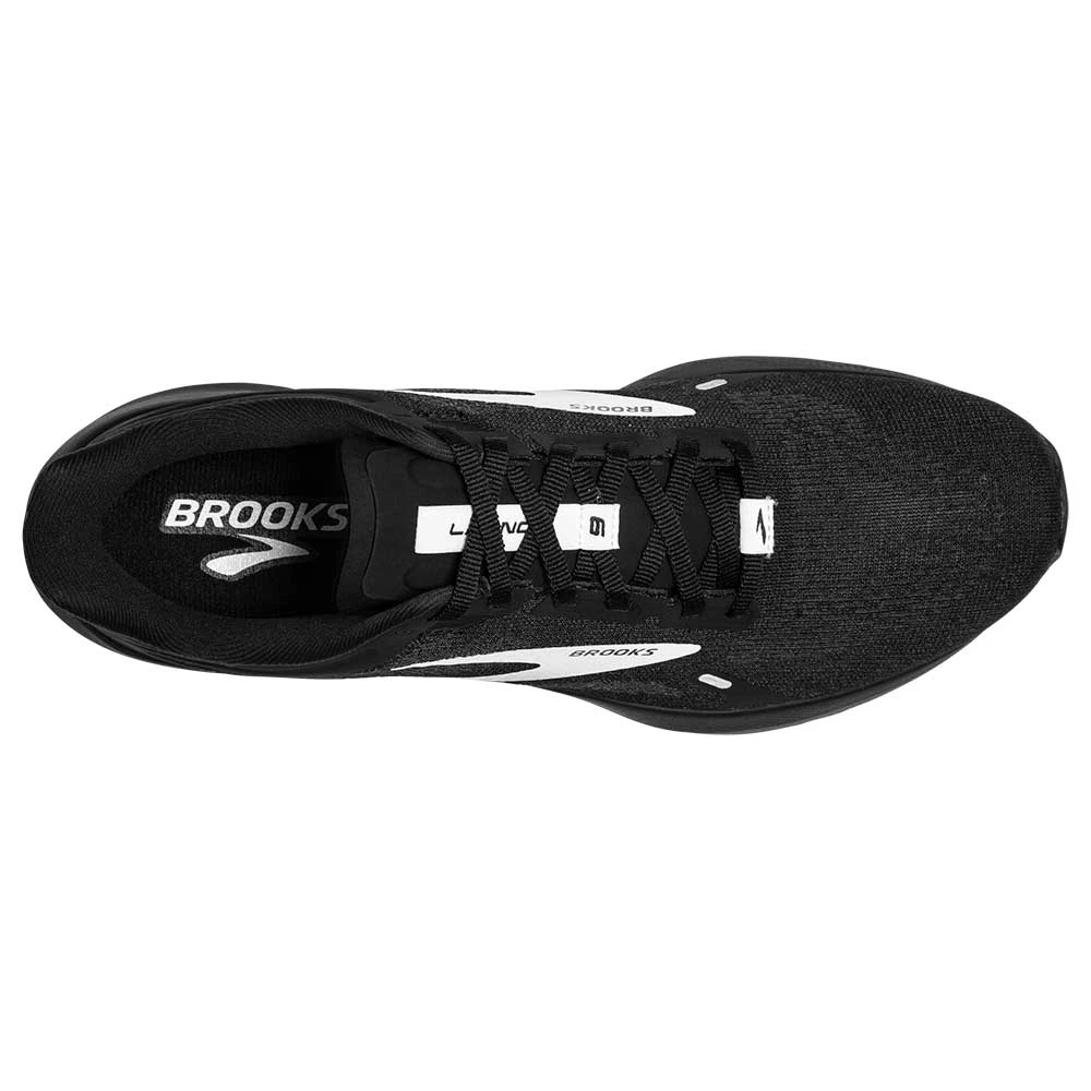 BROOKS Men's Launch 9 Running Shoe - Black/White- Regular (D) 6 BROOKS Men's Launch 9 Running Shoe - Black/White- Regular (D) - Image 4