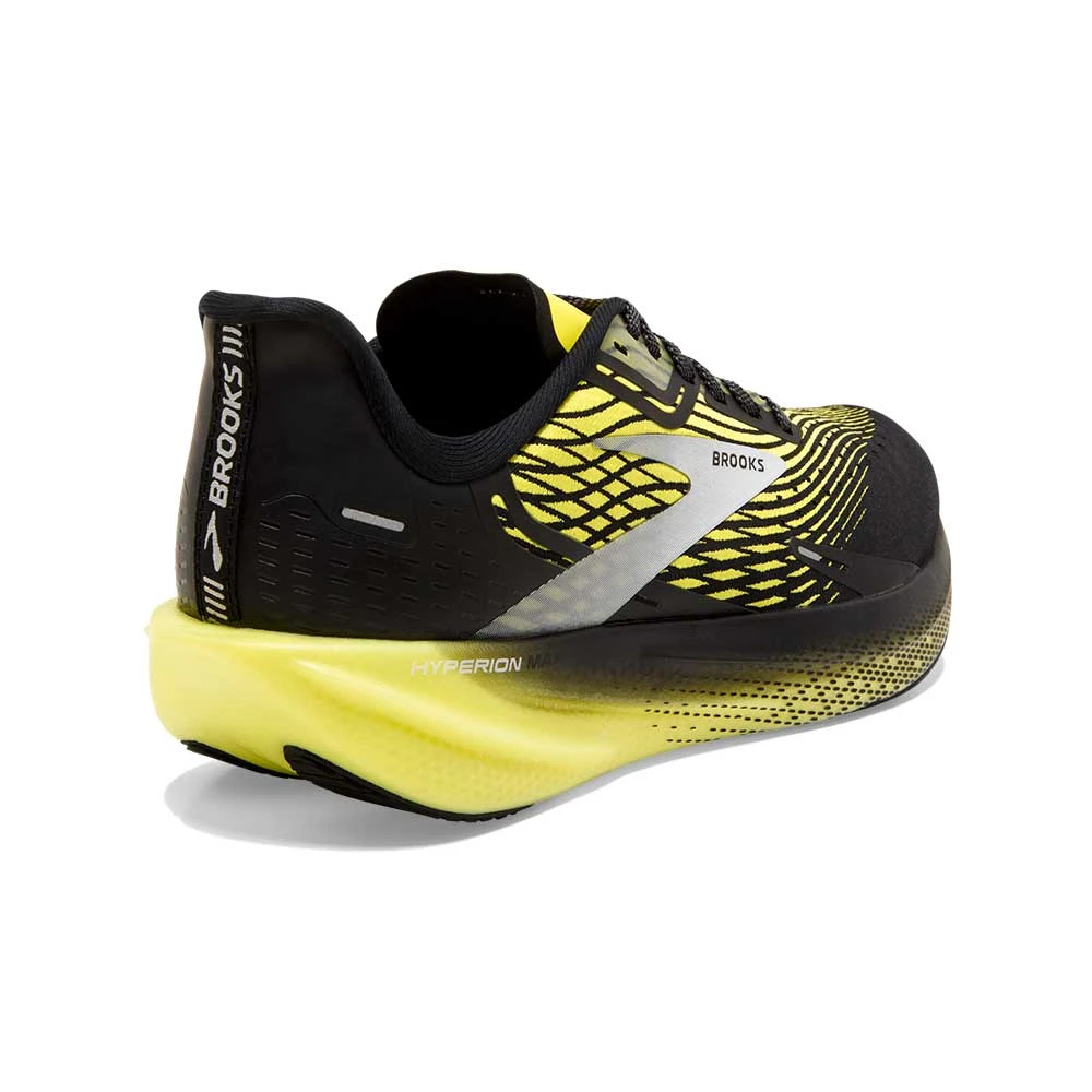 BROOKS Men's Hyperion Max Running Shoe- Black/Blazing Yellow/White- Regular (D) 6 BROOKS Men's Hyperion Max Running Shoe- Black/Blazing Yellow/White- Regular (D) - Image 5