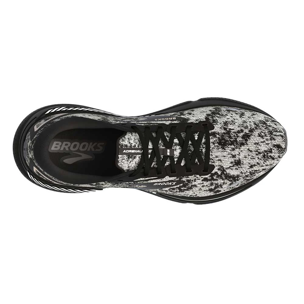 BROOKS Men's Adrenaline GTS 23 Running Shoe - White/Grey/Black- Regular (D) 7 BROOKS Men's Adrenaline GTS 23 Running Shoe - White/Grey/Black- Regular (D) - Image 5