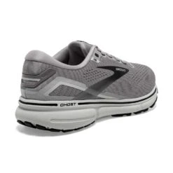 BROOKS Men's Ghost 15 Running Shoe - Alloy/Oyster/Black- Narrow (B) -Optimal Sportswear Store 110393 098 H Ghost 15 1a63b65f e954 4f74 9d28 b10828d9b2b6