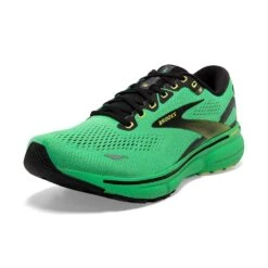 BROOKS Men's Ghost 15 Running Shoe- Green/Black/Sharp Green 12 BROOKS Men's Ghost 15 Running Shoe- Green/Black/Sharp Green -Optimal Sportswear Store 110393 360 Z Ghost 15