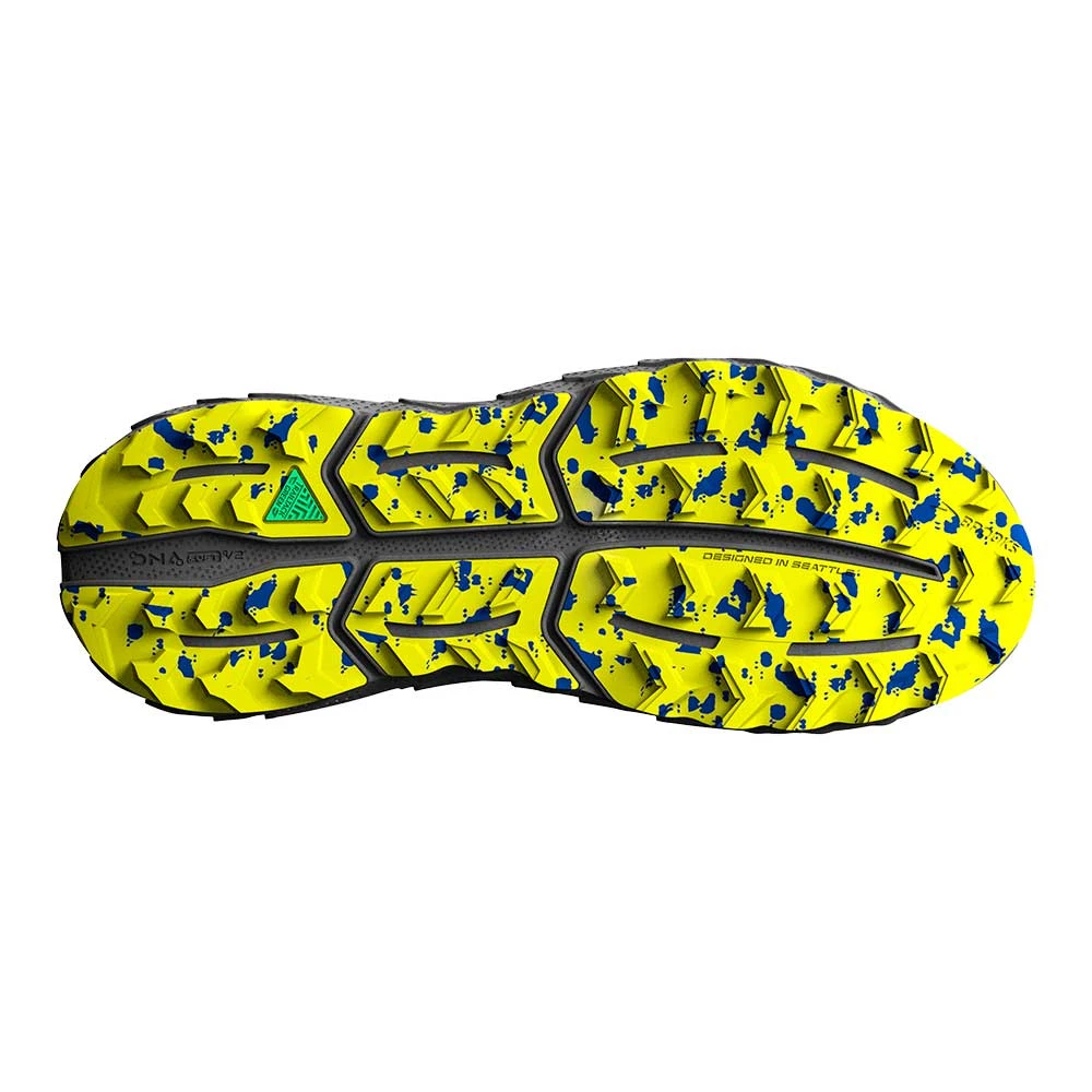 BROOKS Men's Cascadia 17 Trail Running Shoe - Blue/Surf The Web/Sulphur - Regular (D) 8 BROOKS Men's Cascadia 17 Trail Running Shoe - Blue/Surf The Web/Sulphur - Regular (D) - Image 6