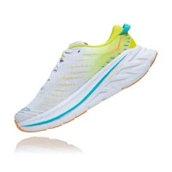 Hoka Men's Bondi X Running Shoe - White/Evening Primrose - Regular (D) -Optimal Sportswear Store 1113512 WEPR 4 1