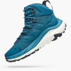 Hoka Women's Kaha 2 GTX Hiking Boot - Blue Coral/Blue Graphite - Regular (B) -Optimal Sportswear Store 1123156 BCBGR 4 1