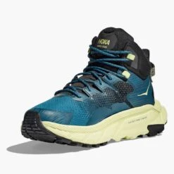 Hoka Men's Trail Code GTX Hiking Boot- Blue Graphite/Blue Coral -Optimal Sportswear Store 1123165 BGBCR 3