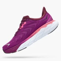 Hoka Women's Arahi 6 Running Shoe - Grape Wine/Beautyberry- Regular (B) -Optimal Sportswear Store 1123195 GWBY 4