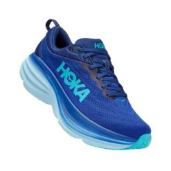 Hoka Men's Bondi 8 Running Shoe - Bellwether Blue/Bluing - Regular (D) -Optimal Sportswear Store 1123202 BBBG 1