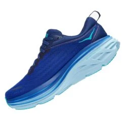 Hoka Men's Bondi 8 Running Shoe - Bellwether Blue/Bluing - Regular (D) -Optimal Sportswear Store 1123202 BBBG 4