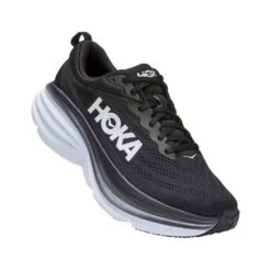 Hoka Men's Bondi 8 Running Shoe- Black/White- Wide (2E) -Optimal Sportswear Store 1123202 BWHT 1 bb80b1eb 01da 41b6 9f1f 21e0486a8a5b