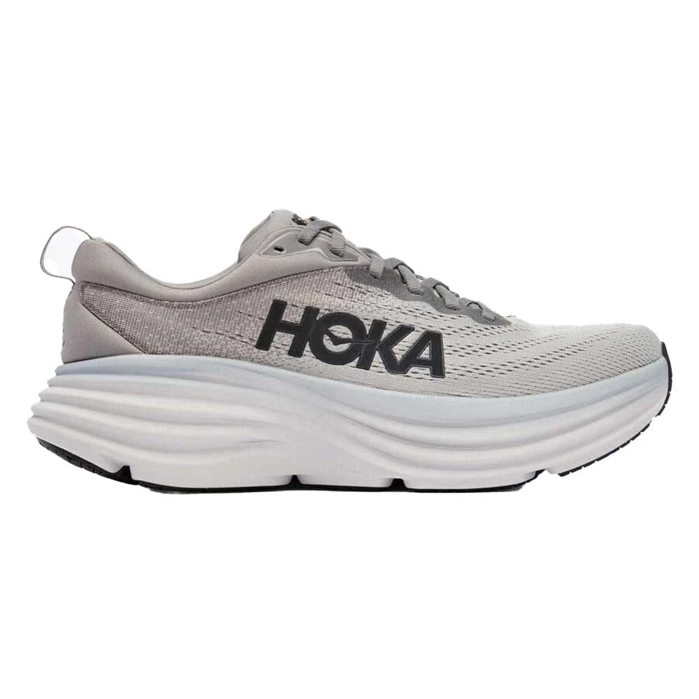 Hoka Men's Bondi 8 Running Shoes- Sharkskin/Harbor Mist- Regular (D) 3 Hoka Men's Bondi 8 Running Shoes- Sharkskin/Harbor Mist- Regular (D)