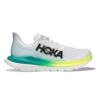 Hoka Men's Mach 5 Running Shoe - White/Blue Glass - Regular (D) -Optimal Sportswear Store 1127893 WBGL 1