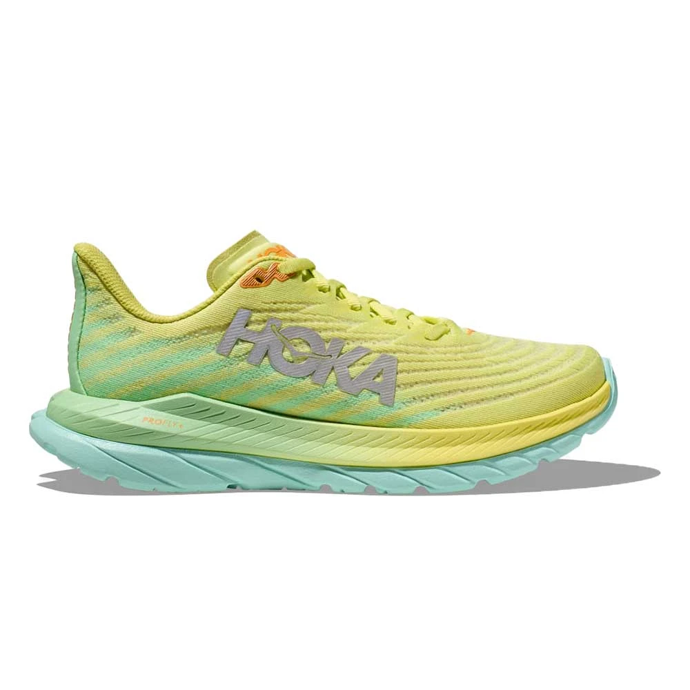 Hoka Women's Mach 5 Running Shoe - Citrus Glow/Lime Glow - Regular (B) 3 Hoka Women's Mach 5 Running Shoe - Citrus Glow/Lime Glow - Regular (B)