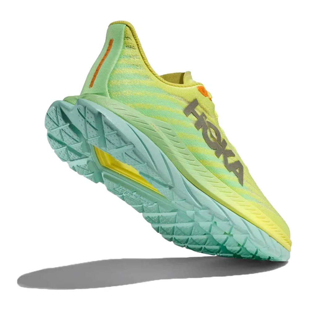Hoka Women's Mach 5 Running Shoe - Citrus Glow/Lime Glow - Regular (B) 4 Hoka Women's Mach 5 Running Shoe - Citrus Glow/Lime Glow - Regular (B) - Image 2