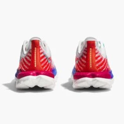 Hoka Women's Mach 5 - White/Flame - Regular (B) 10 Hoka Women's Mach 5 - White/Flame - Regular (B) -Optimal Sportswear Store 1127894 WFM 5