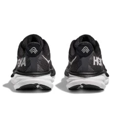 Hoka Men's Clifton 9 Running Shoe - Black/White -Optimal Sportswear Store 1127895 BWHT 5