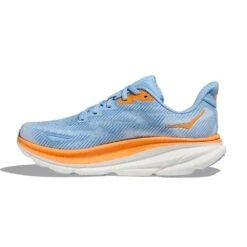 Hoka Women's Clifton 9 Running Shoe - Airy Blue/Ice Water - Wide (D) -Optimal Sportswear Store 1127896 ABIW 8
