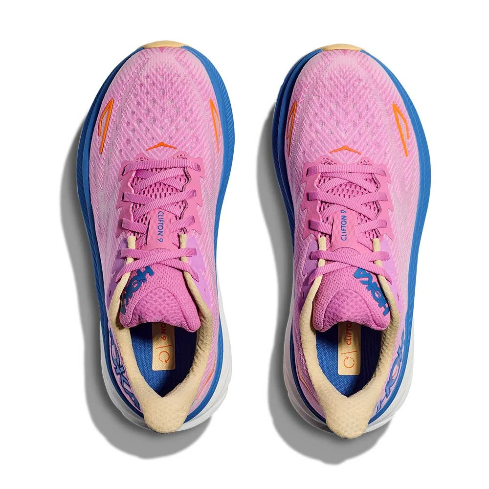 Hoka Women's Clifton 9 Running Shoe - Cyclamen/Sweet Lilac - Wide (D) 8 Hoka Women's Clifton 9 Running Shoe - Cyclamen/Sweet Lilac - Wide (D) - Image 6