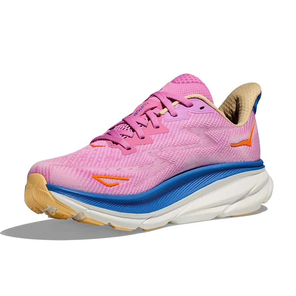 Hoka Women's Clifton 9 Running Shoe - Cyclamen/Sweet Lilac - Wide (D) 5 Hoka Women's Clifton 9 Running Shoe - Cyclamen/Sweet Lilac - Wide (D) - Image 3