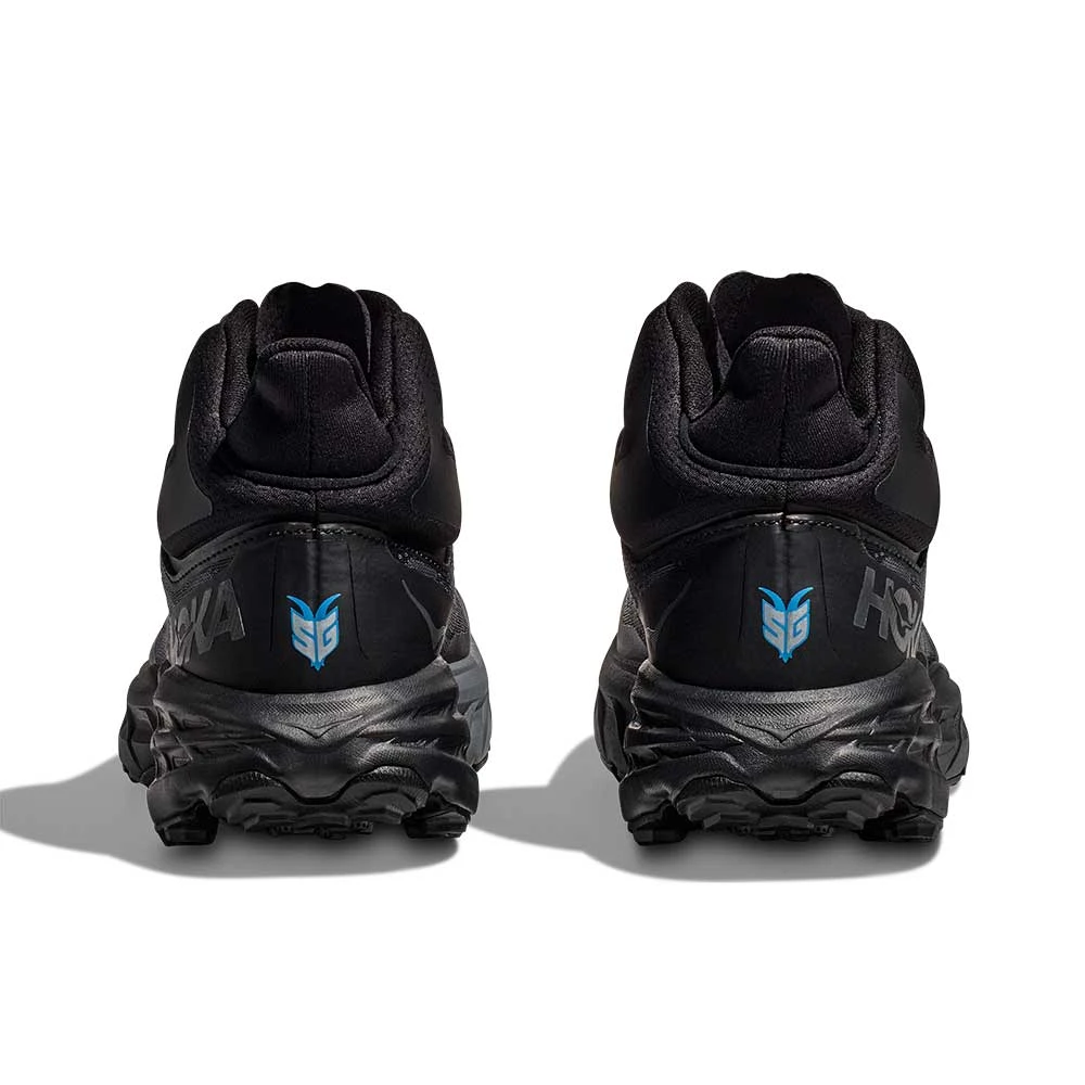 Hoka Men's Speedgoat 5 Mid GTX Running Shoe - Black/Black 8 Hoka Men's Speedgoat 5 Mid GTX Running Shoe - Black/Black - Image 6