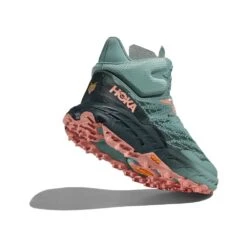 Hoka Women's Speedgoat 5 Mid GTX Trail Running Shoe - Agave/Spruce - Regular (B) -Optimal Sportswear Store 1127919 ASPR 4