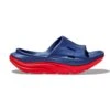 Hoka Unisex Ora Recovery Slide 3 - Bellwether Blue/Red Alert - Regular (D) -Optimal Sportswear Store 1135061 BBRA 1