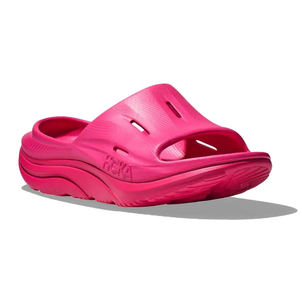 Hoka Unisex Ora Recovery Slide 3 - Pink Yarrow/Pink Yarrow 4 Hoka Unisex Ora Recovery Slide 3 - Pink Yarrow/Pink Yarrow - Image 2