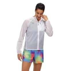 Hoka Women's Skyflow Jacket - White Multi
