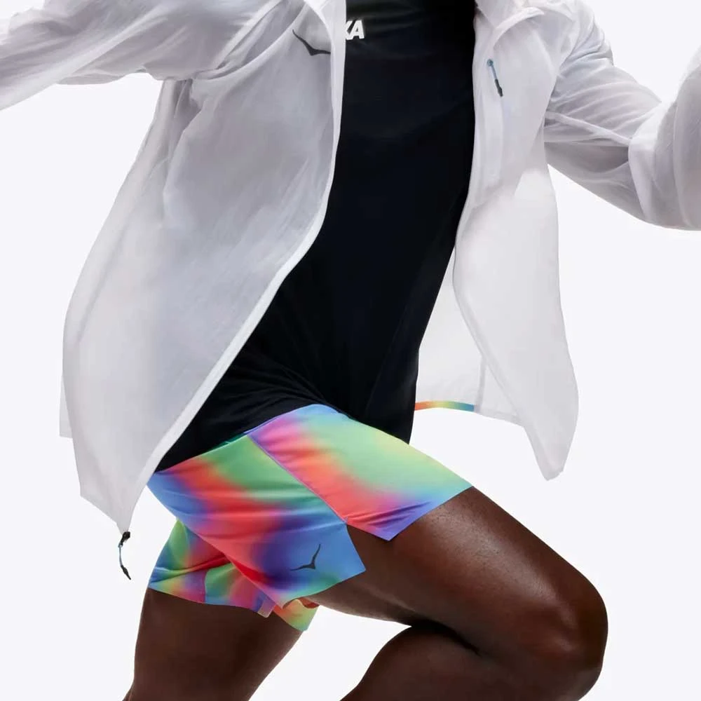 Hoka Men's Skyflow Jacket - White Multi 5 Hoka Men's Skyflow Jacket - White Multi - Image 3