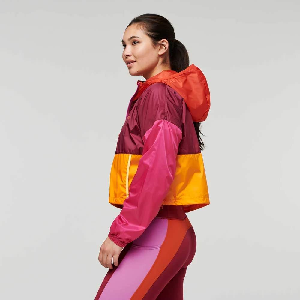 Cotopaxi Women's Teca Windbreaker Crop Jacket - Good Morning 12 Cotopaxi Women's Teca Windbreaker Crop Jacket - Good Morning - Image 10