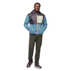 Cotopaxi Men's Trico Hybrid Hooded Jacket - Graphite/Blue Spruce -Optimal Sportswear Store 1200x1200 png F23 M Trico Hybrid Hooded Jacket Graphite Blue Spruce 2