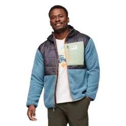 Cotopaxi Men's Trico Hybrid Hooded Jacket - Graphite/Blue Spruce -Optimal Sportswear Store 1200x1200 png F23 M Trico Hybrid Hooded Jacket Graphite Blue Spruce 3