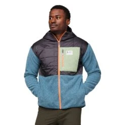 Cotopaxi Men's Trico Hybrid Hooded Jacket - Graphite/Blue Spruce -Optimal Sportswear Store 1200x1200 png F23 M Trico Hybrid Hooded Jacket Graphite Blue Spruce 4