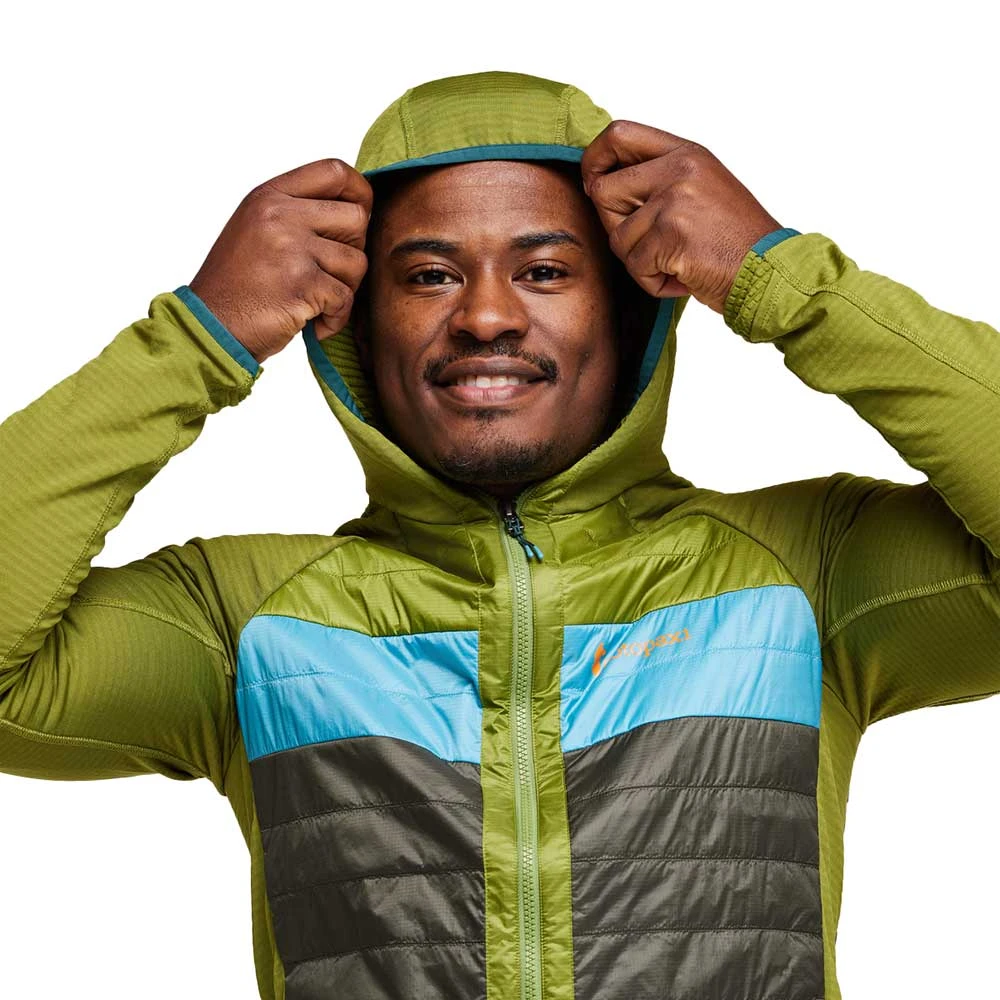 Cotopaxi Men's Capa Hybrid Insulated Hooded Jacket - Cedar/Iron 9 Cotopaxi Men's Capa Hybrid Insulated Hooded Jacket - Cedar/Iron - Image 7