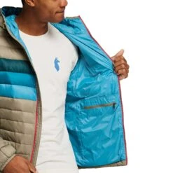 Cotopaxi Men's Fuego Down Hooded Jacket - Stone Stripe -Optimal Sportswear Store 1200x1200 png S23 M Fuego Down Hooded Jacket Stone Stripes 11