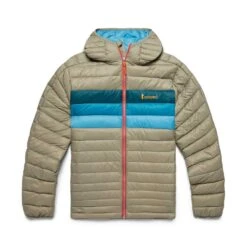 Cotopaxi Men's Fuego Down Hooded Jacket - Stone Stripe