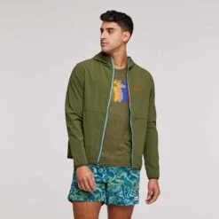 Cotopaxi Men's Vuelta Performance Windbreaker Jacket - Pine -Optimal Sportswear Store 1200x1200 png S23 M Vuelta Performance Windbreaker Pine 1