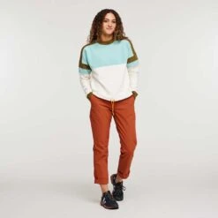 Cotopaxi Women's Bandera Sweatshirt - Sea Glass & Bone -Optimal Sportswear Store 1200x1200 png S23 W Bandera Sweatshirt Sea Glass Bone 1