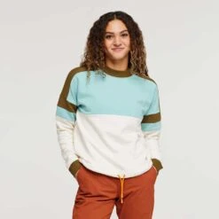 Cotopaxi Women's Bandera Sweatshirt - Sea Glass & Bone -Optimal Sportswear Store 1200x1200 png S23 W Bandera Sweatshirt Sea Glass Bone 2