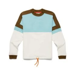 Cotopaxi Women's Bandera Sweatshirt - Sea Glass & Bone