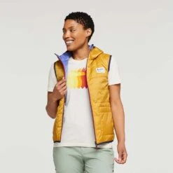 Cotopaxi Women's Teca Cálido Hooded Vest - Honeybee -Optimal Sportswear Store 1200x1200 png S23 W Teca Calido Hooded Vest Honeybee 12