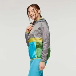 Cotopaxi Women's Teca Half Zip Windbreaker - Stone's Throw -Optimal Sportswear Store 1200x1200 png S23 W Teca Half Zip Windbreaker Stone s Throw 3