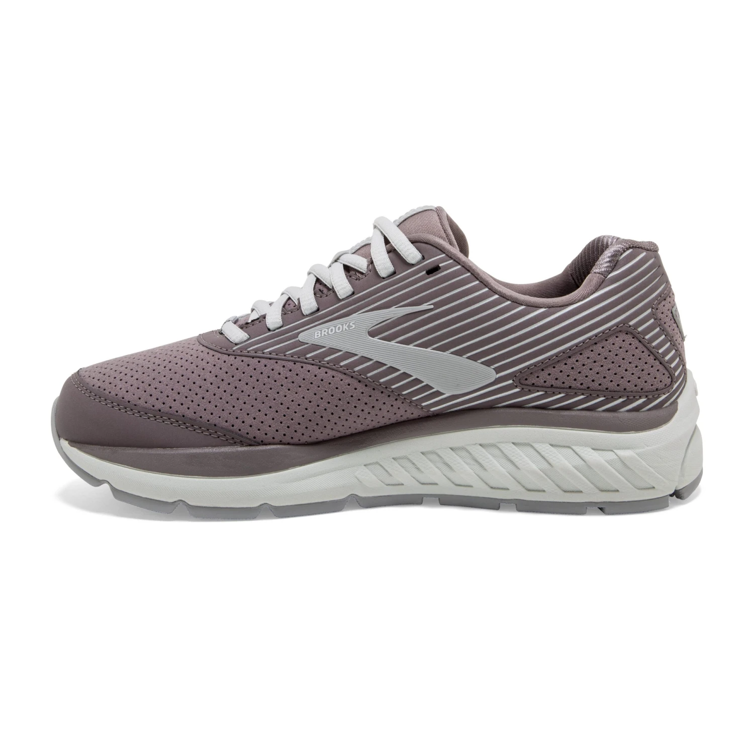 BROOKS Women's Addiction Walker Suede Walking Shoe - Shark/Alloy/Oyster - Regular (B) 4 BROOKS Women's Addiction Walker Suede Walking Shoe - Shark/Alloy/Oyster - Regular (B) - Image 2