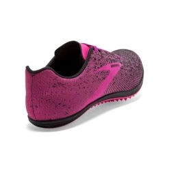 BROOKS Women's Mach 19 Track Spike - Black/Hollyhock/Pink- Regular (B) -Optimal Sportswear Store 120311 063 H Mach 19
