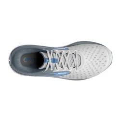 BROOKS Women's Dyad 11 Running Shoe - Grey/White/Blue - Extra Wide (2E) -Optimal Sportswear Store 120312 065 O Dyad 11