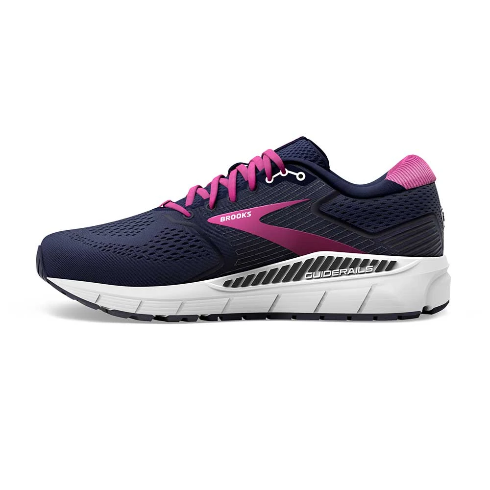 BROOKS Women's Ariel 20 Running Shoe- Peacoat/Vivid Viola/White - Wide (D) 4 BROOKS Women's Ariel 20 Running Shoe- Peacoat/Vivid Viola/White - Wide (D) - Image 2