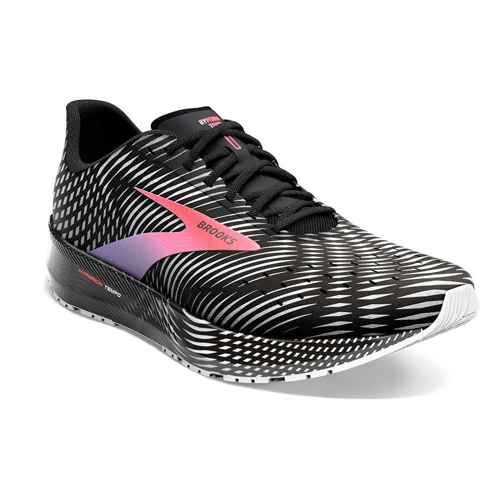 BROOKS Women's Hyperion Tempo Running Shoe- Black/Coral/Purple - Regular (B) 4 BROOKS Women's Hyperion Tempo Running Shoe- Black/Coral/Purple - Regular (B) - Image 2