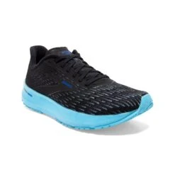 BROOKS Women's Hyperion Tempo Running Shoe - Black/Iced Aqua/Blue - Regular (B) -Optimal Sportswear Store 120328 082 A Hyperion Tempo