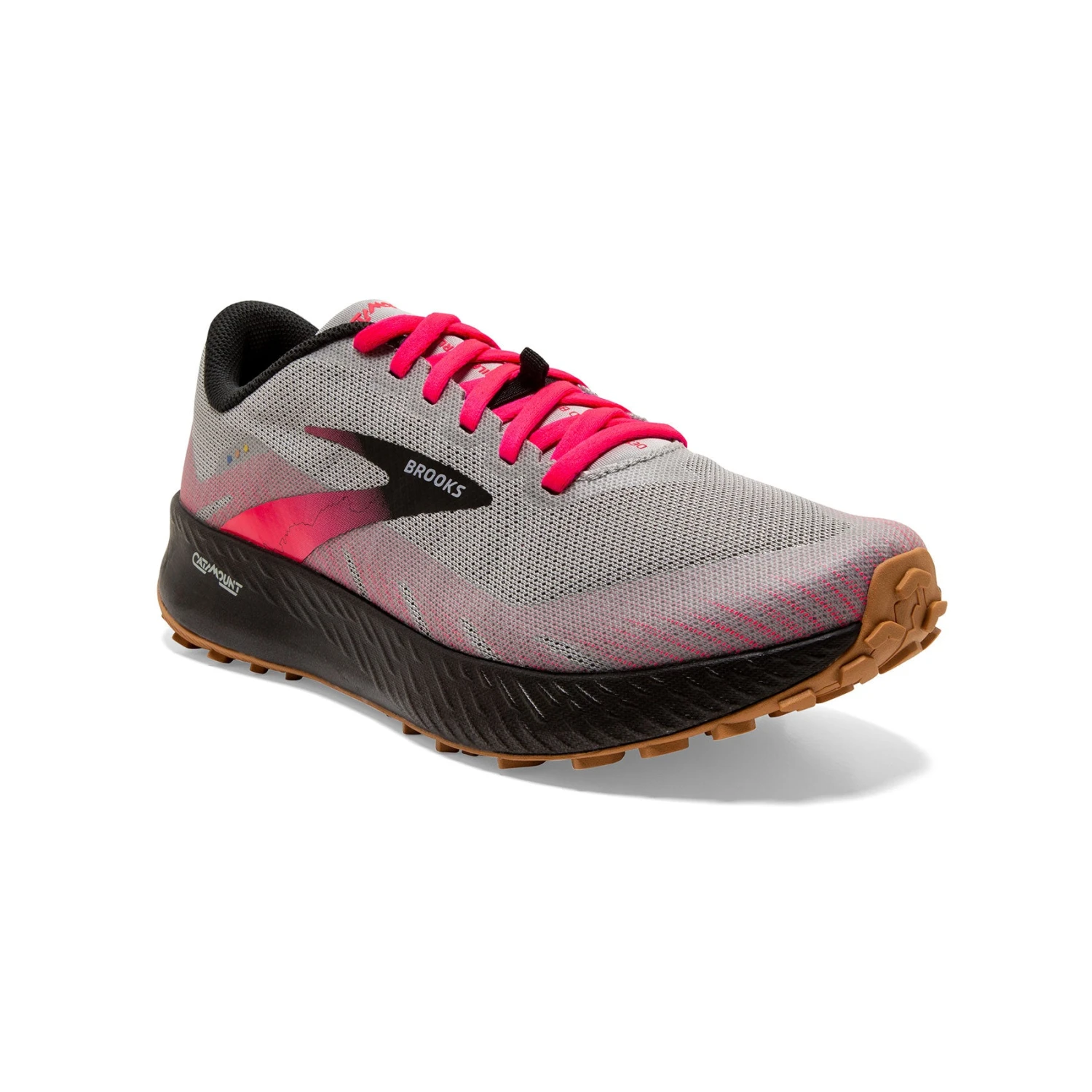BROOKS Women's Catamount Trail Running Shoe - Alloy/Pink/Black - Regular (B) 5 BROOKS Women's Catamount Trail Running Shoe - Alloy/Pink/Black - Regular (B) - Image 3