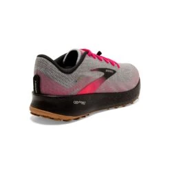 BROOKS Women's Catamount Trail Running Shoe - Alloy/Pink/Black - Regular (B) 11 BROOKS Women's Catamount Trail Running Shoe - Alloy/Pink/Black - Regular (B) -Optimal Sportswear Store 120339 098 H Catamount